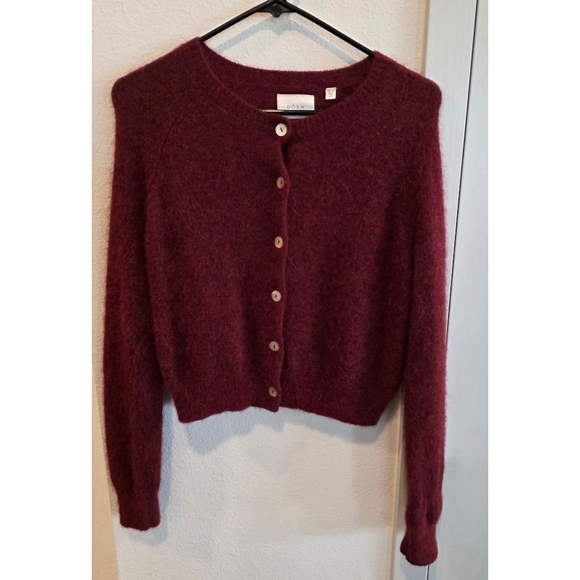 Doen Petra Cardigan in Bordeaux - Picture 3 of 8